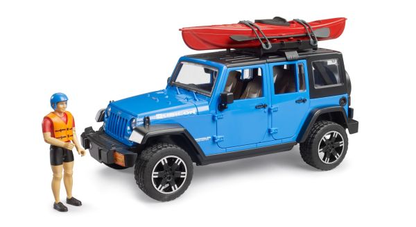 BRU2529 - JEEP Wrangler Rubicon avec kayak et figurine - 1