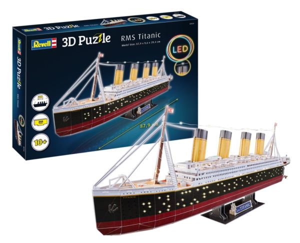 REV00154 - Puzzle 3D Led édition 266 Pièces RMS TITANIC - 1