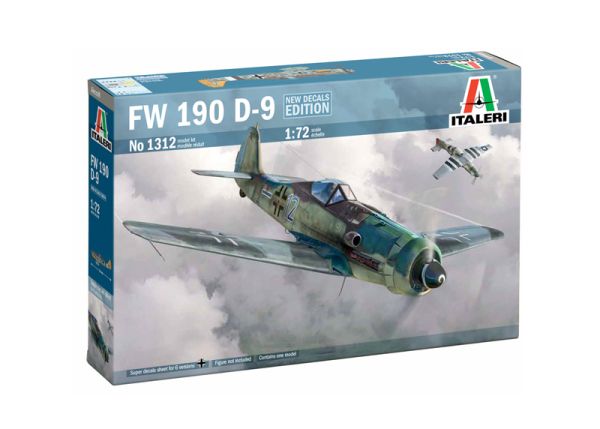 ITA1312 - Avion de chasse FW 190 D9 à assembler et à peindre - 1