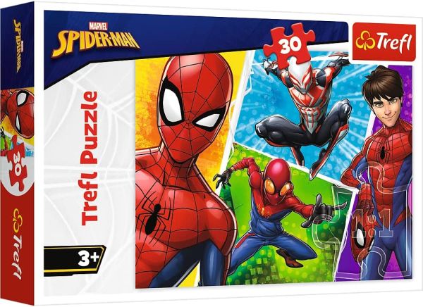 TRF18242 - Puzzle 30 Pièces MARVEL – SPIDERMAN et MIGUEL - 1