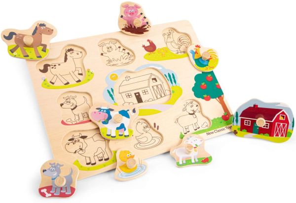 NCT10430 - Puzzle 8 pièces La ferme en bois - 1