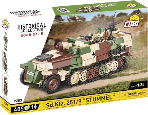 COB2283 - Char SD.KFZ.251/9 STUMMEL - 485 Pièces - 1