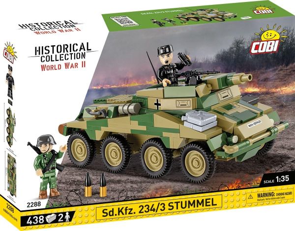 COB2288 - Char SD.KFZ 234/3 STUMMEL - 439 Pièces - 1