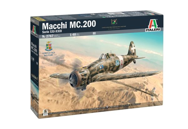 ITA2767 - Avion militaire MACCHI MC.200 Saetta XXL-WWII à assembler et à peindre - 1