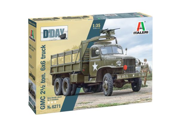 ITA6271 - GMC 2 ½ tonnes 6x6 – 80e anniversaire du D-DAY à assembler et à peindre - 1