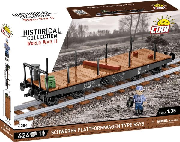 COB6284 - Wagon Plate-forme Allemande Type SSYS – 424 Pièces - 1