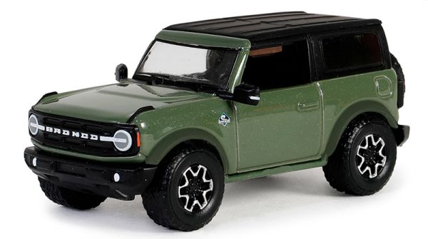 GREEN68050-E - FORD bronco outer Banks 2023 vert de la série SHOWROOM FLOOR sous blister - 1
