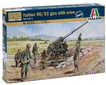 ITA6122 - Pistolet Italienne 90/53 avec équipage à assembler et à peindre - 1