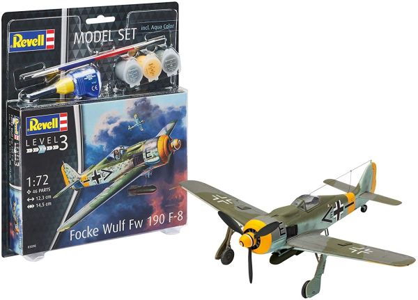 REV63898 - Model Set Focke Wulf Fw190 F-8 avec peinture à assembler - 1