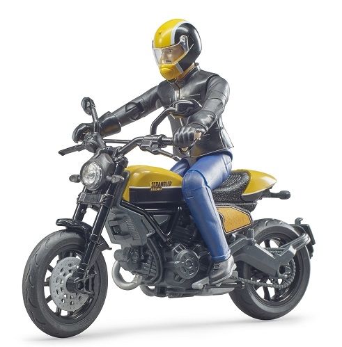 BRU63053 - DUCATI Scrambler avec motard - 1