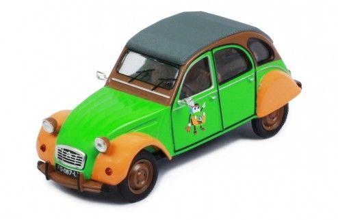 IXOCLC374N - CITROEN 2CV 1978 Verte et orange - 1