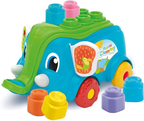 CLE17162 - Charrette éléphant - 10 Pièces - 1