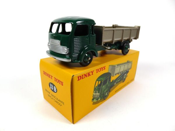 DIN33B - SIMCA cargo benne basculante 4x2 vert et argent – Édition ATLAS - 1