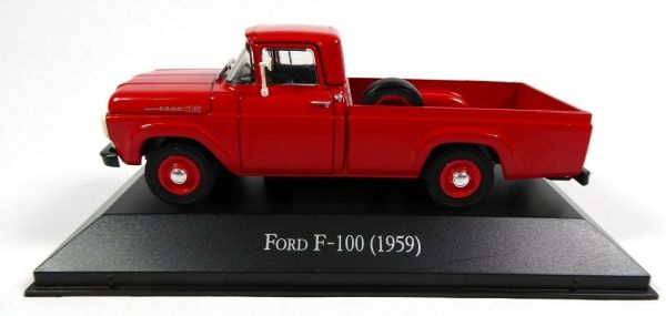 MAGARG42 - FORD F-100 pick-up 1959 rouge vendu sous blister - 1