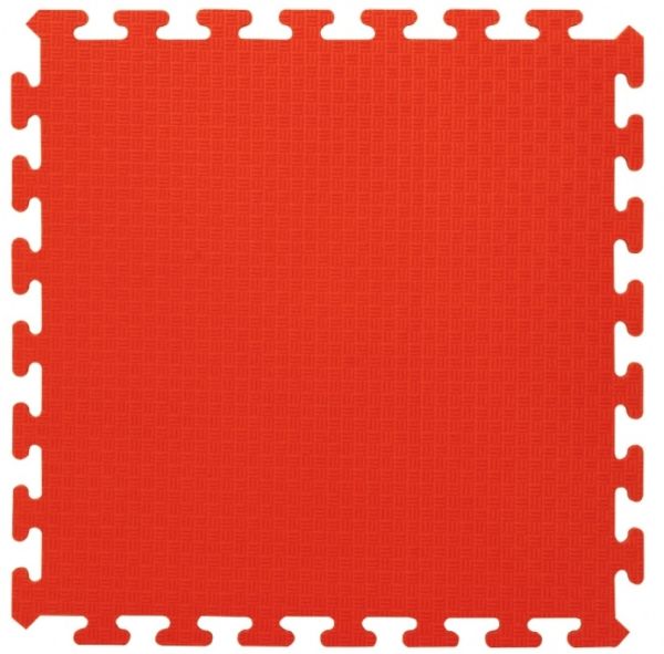 JAM460419 - 4 Tapis puzzle rouge - 50 x 50 cm - 1