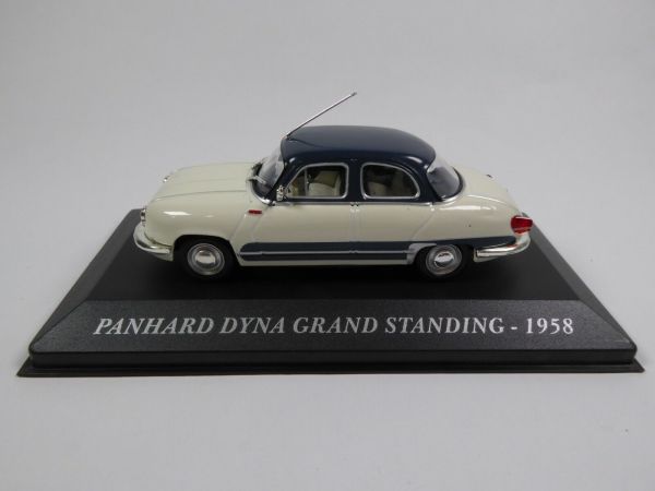 MAGCSPADYNAGRAND - PANHARD Dyna Grand Standing 1958 Blanc et bleu - 1
