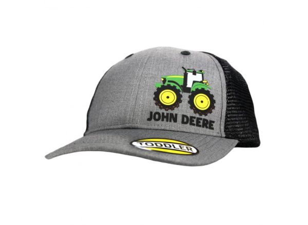 MC53084520CH - Casquette avec arrière en filet pour enfants JOHN DEERE grise et noire - 1