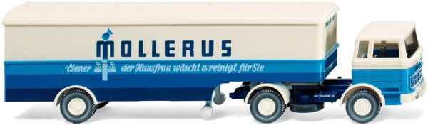 WIK051318 - MERCEDES 1620 4x2 avec semi caise rigide 1 essieu Mollerus - 1