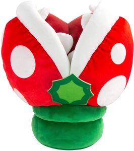 T12414 - Méga peluche MARIOKART – Plante Piranha