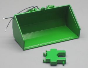 REP093 - Caisse 3 points de couleur verte