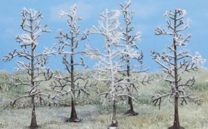 HEK2105 - 5 Arbres d'hiver 10 cm