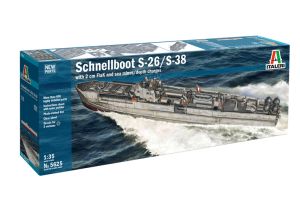 ITA5625 - Bateau Schnellboot S-26/S-38 à assembler et à peindre