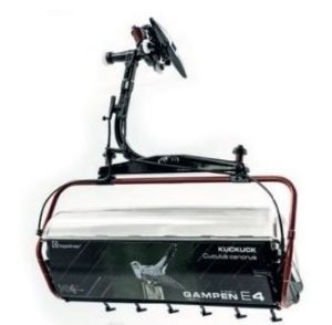 JC86501-2 - Télésiège 6 Personnes GAMPENBAHN oiseau coucou