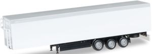 HER076111-002 - Semi 3 essieux blanche chassis noir